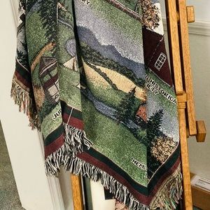 Woven throw or wall hanging